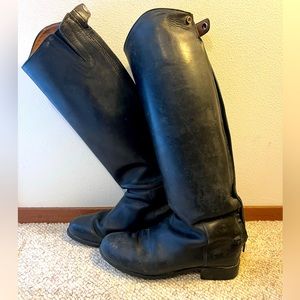 Ariat Ladies Hunter Zip Back Dress Boots Black style 55305